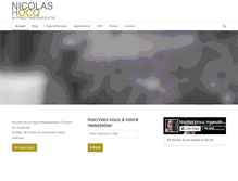 Tablet Screenshot of nicolas-hocq.com
